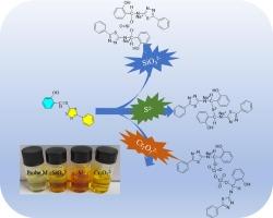 Green synthesis of thiadiazole Schiff bases and specific recognition of Cr2O72−, SiO32− and S2−