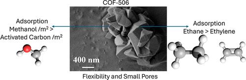 Gas Adsorption in Flexible COF-506 and COF-506-Cu