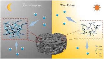 Preparation of a highly efficient composite adsorbent PAM–CMCNa–GO@CaCl2 hydrogel for solar-driven atmospheric water harvesting