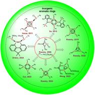 Amidinato silylene-based inorganic aromatic rings
