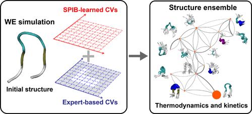 Augmenting Human Expertise in Weighted Ensemble Simulations through Deep Learning-Based Information Bottleneck