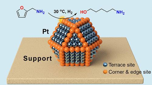 Effective Synthesis of 5-Amino-1-pentanol via Selective Hydrogenolysis of Biomass-Derived Furfurylamine on Supported Platinum Catalysts at Ambient Temperature