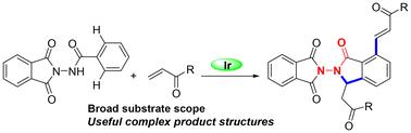 Iridium-catalyzed tandem olefination/aza-Michael reaction: rapid access to N–N functionalized hydrazides†