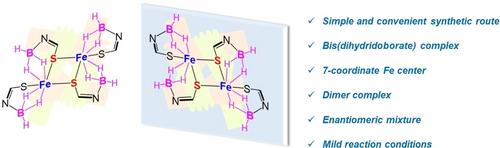 A Pair of Dinuclear Fe(II) Enantiomers: Syntheses and Structures of ΛΔ/ΔΛ-Bis(Dihydridoborate) Complexes