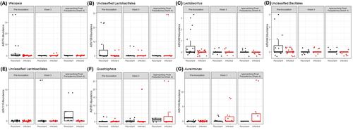 Galactose-α-1,3-galactose-presenting bacterial families are associated with resistance to experimental avian malaria infection