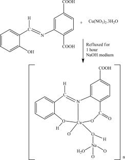 Self-assembled heterometallic Cu(II)–Na(I) coordination polymer with salen-type Schiff base ligand: structural analysis, antimicrobial, DFT and molecular docking study
