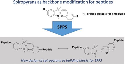 Spiropyran as Building Block in Peptide Synthesis and Modulation of Photochromic Properties