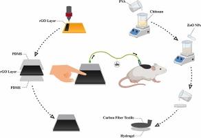 Dual-sided and flexible triboelectric nanogenerator-based hydrogel skin patch for promoting wound healing