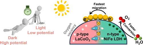 p–n-Type LaCoO3/NiFe LDH Heterostructures for Enhanced Photogenerated Carrier-Assisted Electrocatalytic Oxygen Evolution Reaction