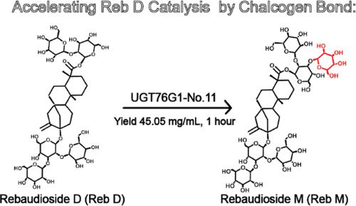 Enhancing Rebaudioside M Synthesis via Introducing Sulfur-Mediated Interactions between Glycosyltransferase UGT76G1 and Rebaudioside D