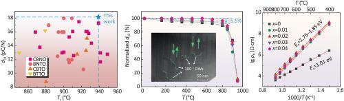 Achieving outstanding comprehensive performance with high piezoelectricity in CaBi2Nb2O9-based high-temperature piezoelectric ceramics via multi-field coupling strategy