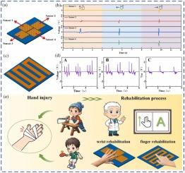 Hand rehabilitation training system integrating non-contact and contact triboelectric nanogenerators for enhanced gesture and handwriting recognition