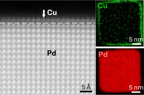 Epitaxial Growth of Atomic-Layer Cu on Pd Nanocatalysts for Electrochemical CO2 Reduction