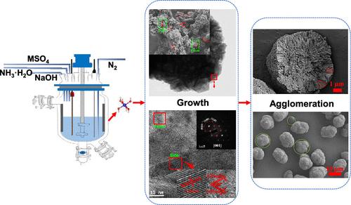 Study on the Effect of Coprecipitation Conditions on the Growth and Agglomeration of Ni0.8Co0.1Mn0.1(OH)2 Particles