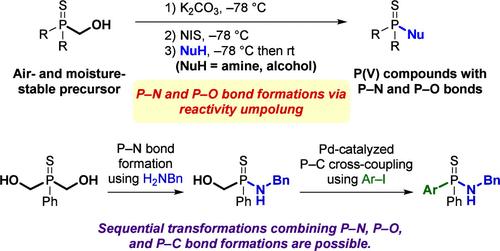 A Protocol for the Synthesis of Organophosphorus(V) Compounds with P–N and P–O Bonds by Umpolung Strategy Using Hydroxymethylphosphine Sulfides