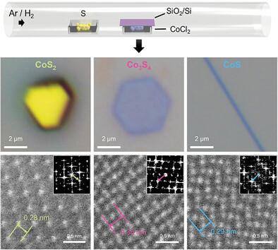 Controllable Synthesis of Magnetic 2D Non-Layered Cobalt Sulfide Nanocrystals Using Chemical Vapor Deposition