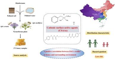 Assessing the distribution and human health risks of cationic surface-active agents in honey from China
