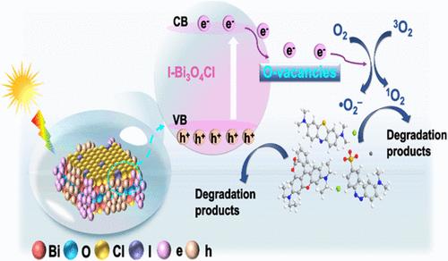 Enhancing the Built-in Electric Field in Oxygen Vacancies-Enriched I-Doped Bi3O4Cl for Visible Light-Driven Photocatalytic Oxidation