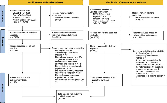 The experience of loneliness among people with psychosis: Qualitative meta-synthesis.