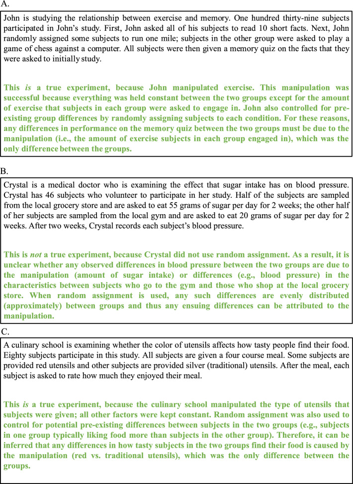 Acquiring complex concepts through classification versus observation.