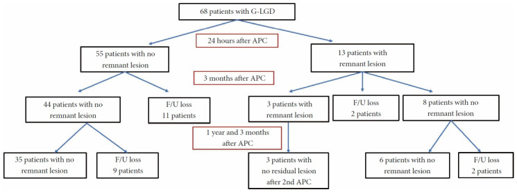 Pathological Evaluation of the Therapeutic Effects of Argon Plasma Coagulation in Gastric Low-Grade Dysplasia.