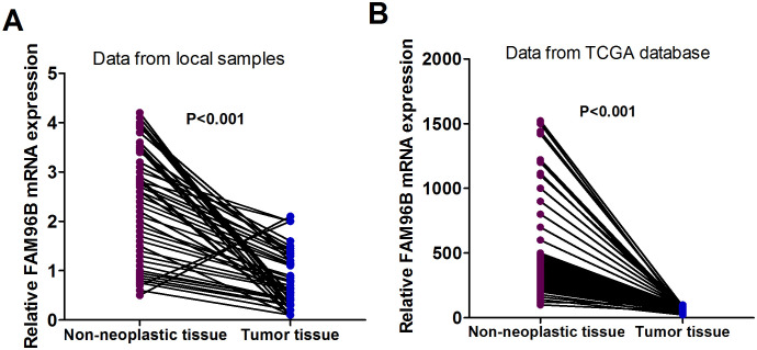 Low Expression of FAM96B is Associated with Poor Prognosis in Hepatocellular Carcinoma.