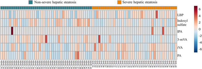 Models incorporating physical, laboratory and gut metabolite markers can be used to predict severe hepatic steatosis in MAFLD patients.