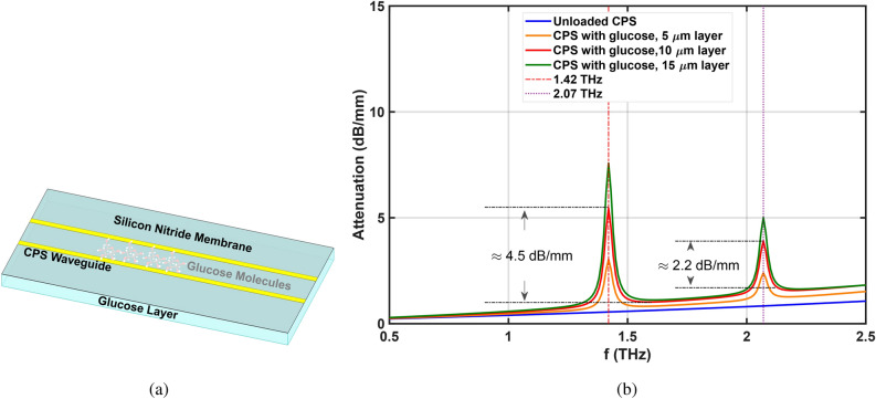 On chip glucose sensing using guided waves at terahertz frequencies.