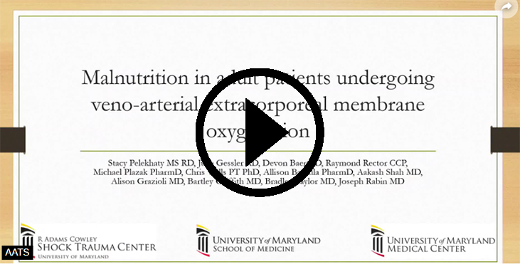 Malnutrition in adult patients treated with venoarterial extracorporeal membrane oxygenation: A descriptive cohort study