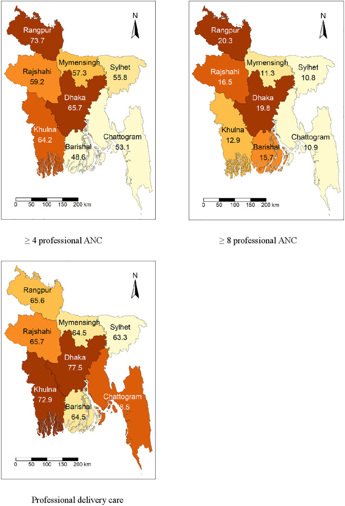 Continuation of education after marriage and its relationship with professional maternal healthcare utilization among young adult women in Bangladesh.