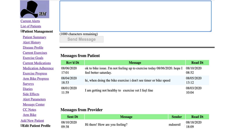 Home Automated Telemanagement System for Individualized Exercise Programs: Design and Usability Evaluation.