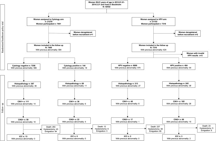 Evaluation of primary HPV-based cervical screening among older women: Long-term follow-up of a randomized healthcare policy trial in Sweden.