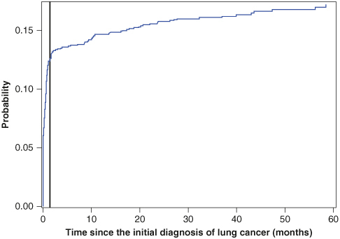 Development of brain metastases in non-small-cell lung cancer: high-risk features.