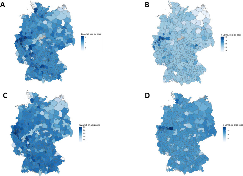 The association between different timeframes of air pollution exposure and COVID-19 incidence, morbidity and mortality in German counties in 2020.