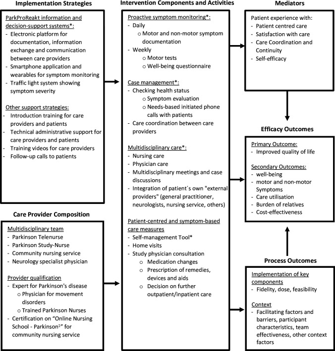 Mixed-methods process evaluation of a proactive approach to healthcare in Parkinson's disease-ParkProReakt: a protocol of a hybrid efficacy-implementation study.