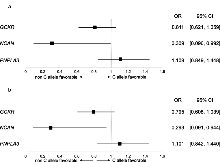 Impact of NAFLD-related SNPs on the carotid atherosclerosis development; a five-year prospective observational study