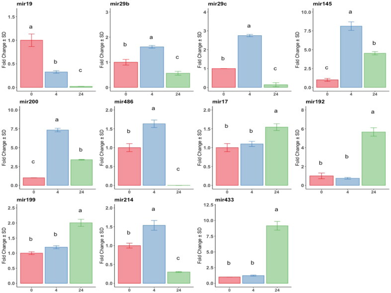 Extracellular vesicles secreted by equine adipose mesenchymal stem cells preconditioned with transforming growth factor β-1 are enriched in anti-fibrotic miRNAs and inhibit the expression of fibrotic genes in an in vitro system of endometrial stromal cells fibrosis.