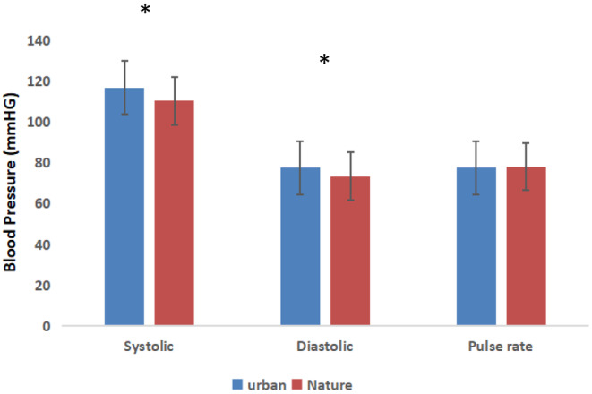 How taking pictures of landscapes affects the mental stress of young adults.