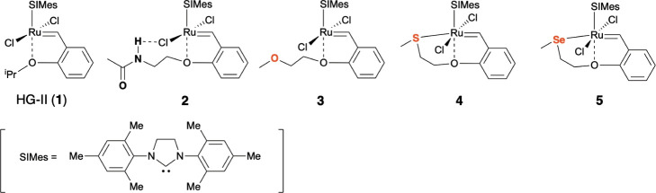Synthesis and Reactivity of an Olefin Metathesis-Catalyzing Ruthenium Complex with a Selenoether Moiety in the Benzylidene Ligand.
