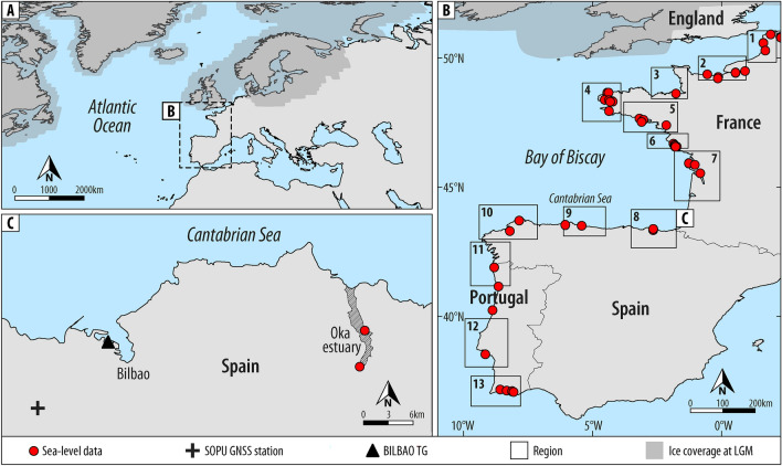Vertical land motion is underestimated in sea-level projections from the Oka estuary, northern Spain.