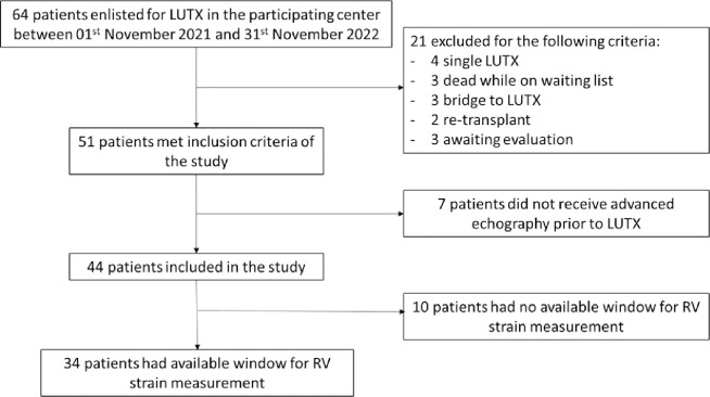 Right ventricle free wall longitudinal strain screening of lung transplant candidates.