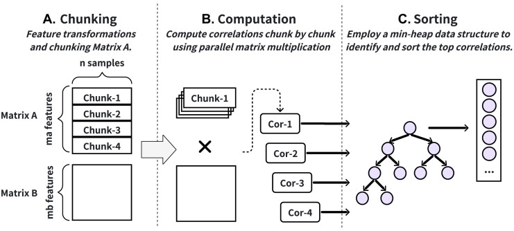 PyNetCor: a high-performance Python package for large-scale correlation analysis.