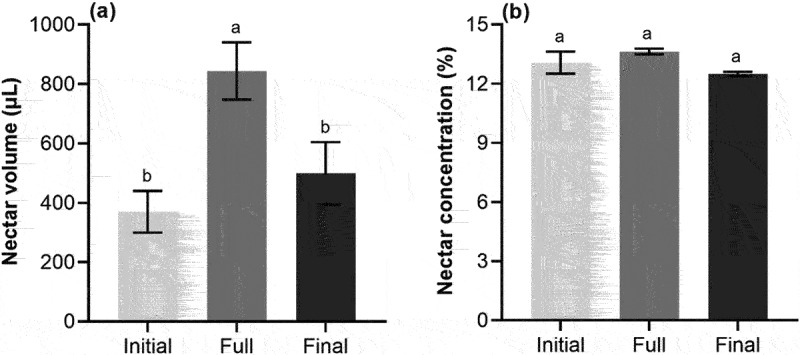 Effects of flowering period on floral traits, pollinator behavior and seed production of David's mountain laurel (<i>Sophora davidii</i>).