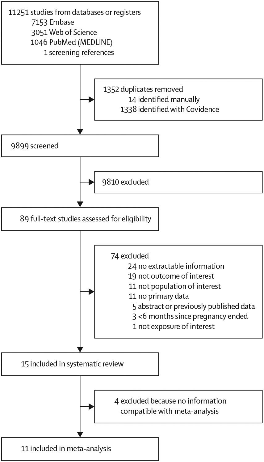 Associations between adverse pregnancy outcomes and cognitive impairment and dementia: a systematic review and meta-analysis