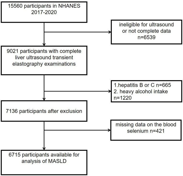 Association of serum selenium with MASLD and liver fibrosis: A cross-sectional study.
