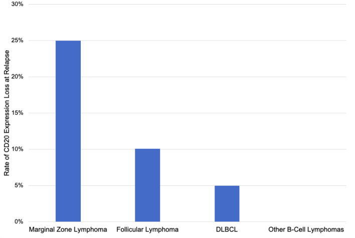 Retrospective Study of CD20 Expression Loss in Relapsed or Refractory B-Cell Non-Hodgkin Lymphoma.