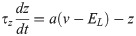 Theoretical analysis of neuronal network's response under different stimulus.