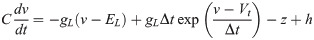 Theoretical analysis of neuronal network's response under different stimulus.
