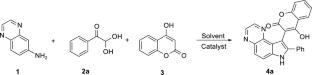 A new synthesis of 7H-pyrrolo[3,2-f]quinoxaline derivatives by a one-pot, three-component reaction