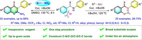 Synthesis of 2-Amino-quinazolin-4(3H)-ones Using 2-Bromo-N-phenylbenzamide and Cyanamide Ullmann Cross-Coupling